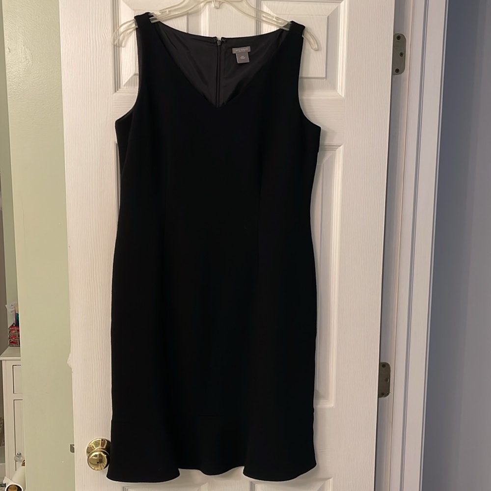 Ann Taylor Classic Black Sleeveless Dress size 12P